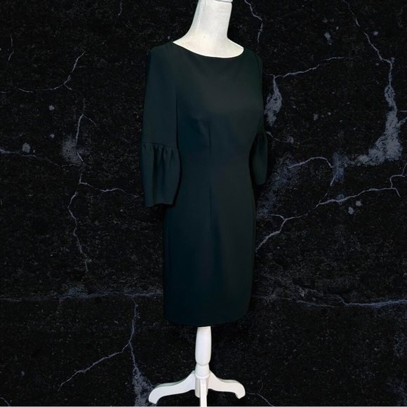 NWT Black Halo ‘Mooreland’ Mini Puff Sleeve Shift Dress in Black Size 0 - Picture 15 of 16